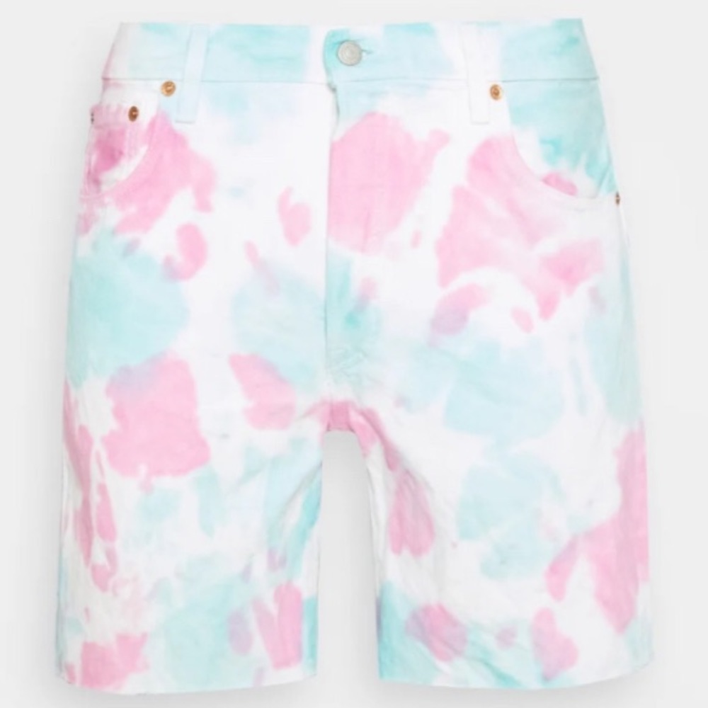 Levi's Pride 501 '93 Shorts Sz 31 White Pink Blue